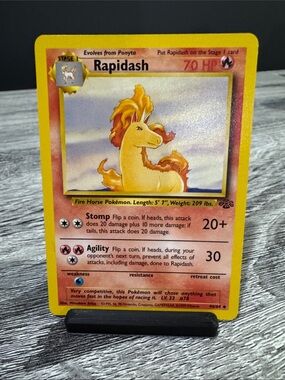 Pokémon | Jungle #44/64: Rapidash (1999) - Vintage Collectible Trading Card